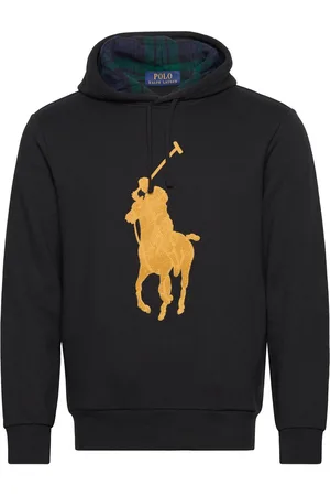 Ralph Lauren The Rl Fleece Big Pony Hoodie Black