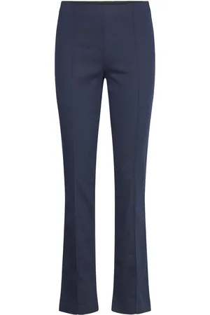 Monki Regular Waist Press Crease Trousers