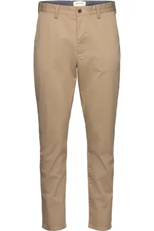 GANT Tapered Twill Chinos Beige