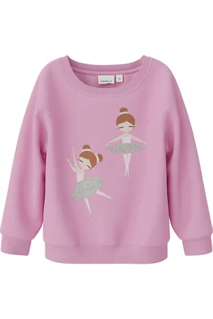 NAME IT Nmfomiana Ls Bru Sweat Pb Pink
