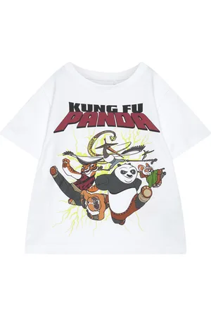 NAME IT Nmmjac Kungfupanda Nreg Ss Top Box Sky White