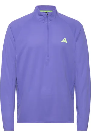 adidas Adizero Running 1/4 Zip Long Sleeve Purple