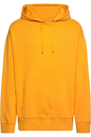 GANT Logo Hoodie Yellow