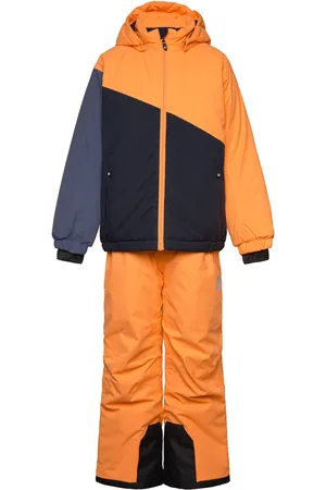 Color Kids Ski Set - Colorblock Orange