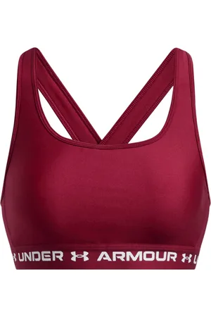 Under Armour Ua Crossback Mid Bra Burgundy
