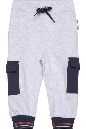 Geggamoja College Cargo Trousers Grey Mel Grey