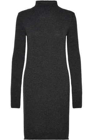 Filippa K Funnel-Neck Dress Black