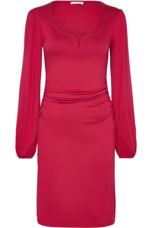 BUBBLEROOM Rudina Puff Sleeve Short Dress