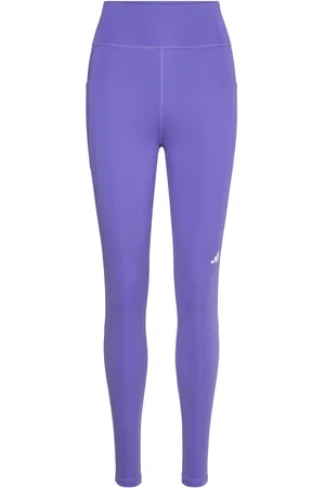 adidas Own The Run Full Length Leggings Purple
