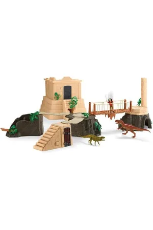 Schleich Dino Temple Conquest Mega-Set Patterned