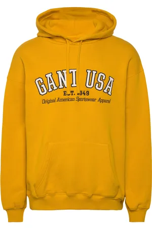GANT Usa Hoodie Yellow