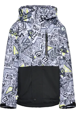 Quiksilver Mission Printed Block Youth Jk Black