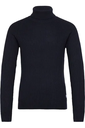 JACK & JONES Jjpannel Knit Roll Neck Aw24 Navy Jack & J S
