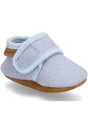EN FANT Baby Wool Slippers Blue