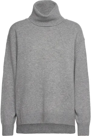 Filippa K Relaxed Turtle-Neck Sweater Grey