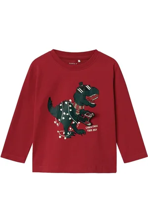 NAME IT Nmmrcandy Nreg Ls Top Box Red