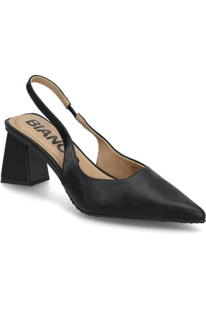 Bianco Biamaralyn Slingback Smooth Faux Leather