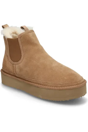 Rosemunde Rhbolina Chelsea Plateau Boot Beige