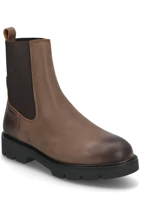 Bianco Biaothilia Warmlined Chelsea Boot Waxed Leather Brown