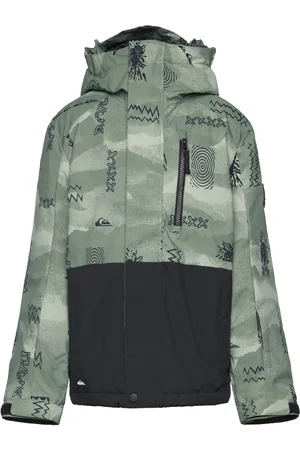Quiksilver Mission Printed Block Youth Jk Khaki