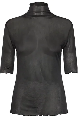 Filippa K Mock Neck Frill Top