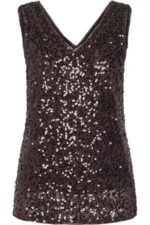 Soft Rebels Sraudrey V-Neck Top Brown