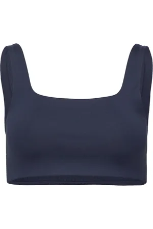 GIRLFRIEND COLLECTIVE Tommy Bra, Square-Neck Navy