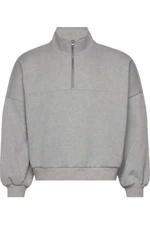 Vans Elevated Double Knit Loose Mock Neck Grey