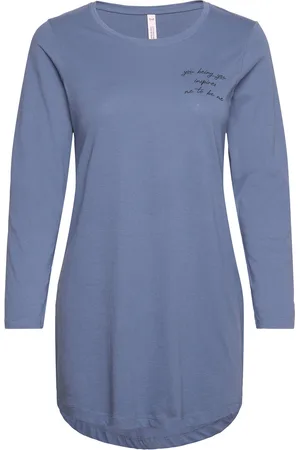 Hunkemöller Nightie Ls Original Blue