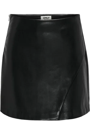 ONLY Onlzeta Hw Faux Lea Skirt Cc Pnt