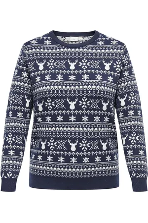 ONLY Carxmas Winter Ls O-Neck Knt Navy