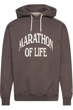 Pompeii Marathon Regular Charcoal Hoodie