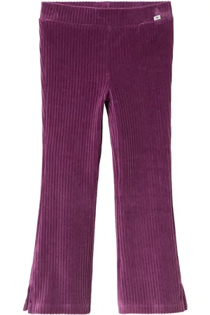 TOM TAILOR Corduroy Sweatpants Purple