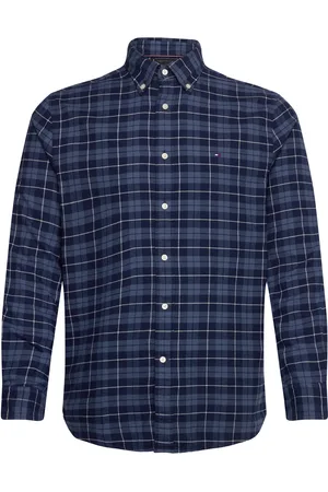Tommy Hilfiger Brushed Easy Check Rf Shirt Navy