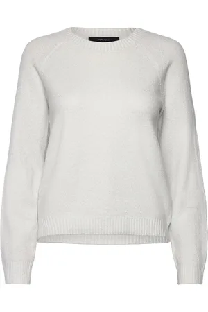 VERO MODA Vmdoffyshine Ls O-Neck Blouse Rep Noos White