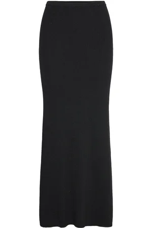 SELECTED Slflura Lurex Hw Knit Skirt