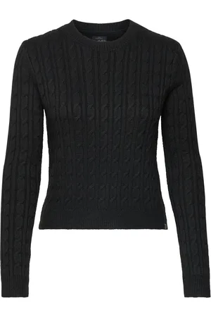 Superdry Fitted Cable Crew Neck Jumper