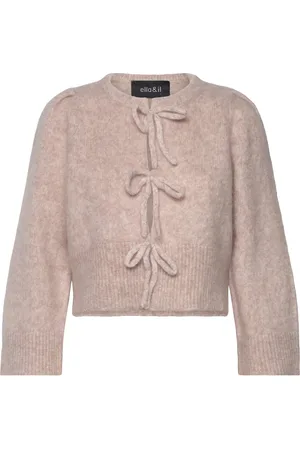 Ella&il Ivy Chunky Cardigan Beige