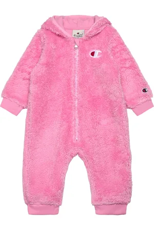 Champion Hooded Rompers Pink