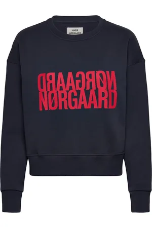 Mads Norgaard Organic Sweat Tilvina Sweatshirt Navy