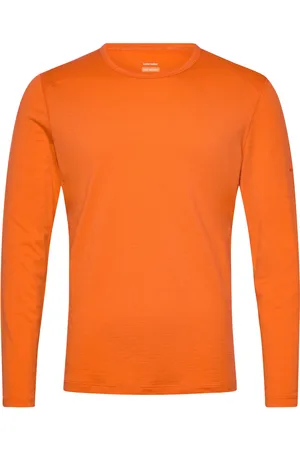 Icebreaker M 200 Oasis Ls Crewe Orange