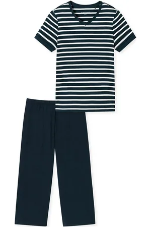 Schiesser Pyjama Long Navy