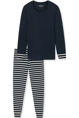 Schiesser Pyjama Long Navy