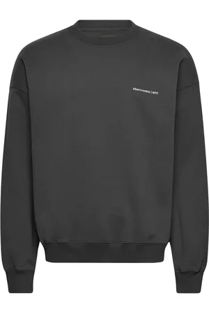 Abercrombie & Fitch Anf Mens Sweatshirts Black