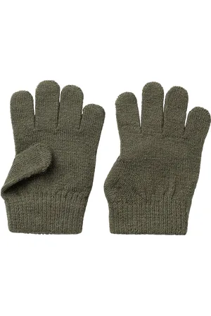 Lil Atelier Nmnnanson Knit Gloves 1Lil Green