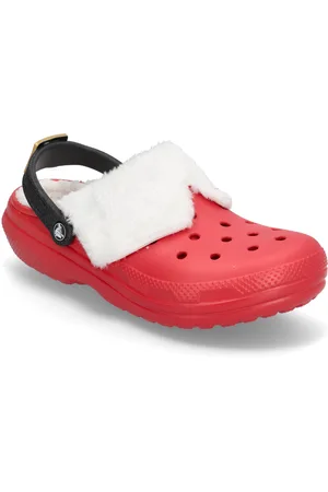 Crocs Classic Lined Santa Clog Red
