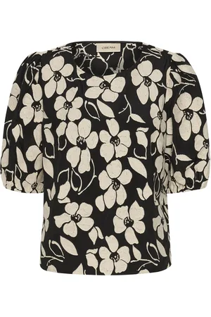 Cream Cryule Blouse Black