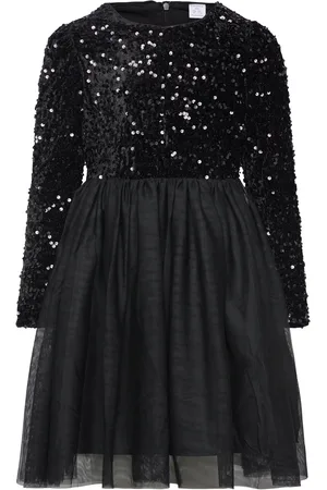 Lindex Dress L S Sequins Velvet Top A
