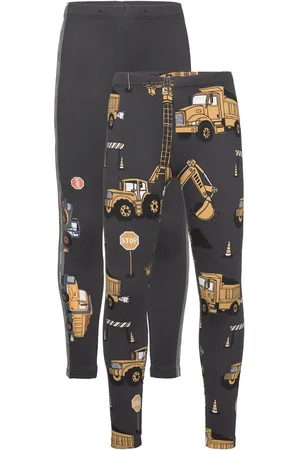 Lindex Leggings 2 Pack Vehicle Black