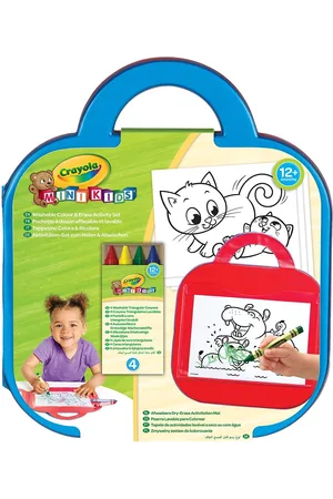 Crayola Mini Kids Dry Erase Mat Patterned